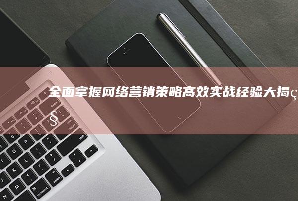 全面掌握网络营销策略：高效实战经验大揭秘